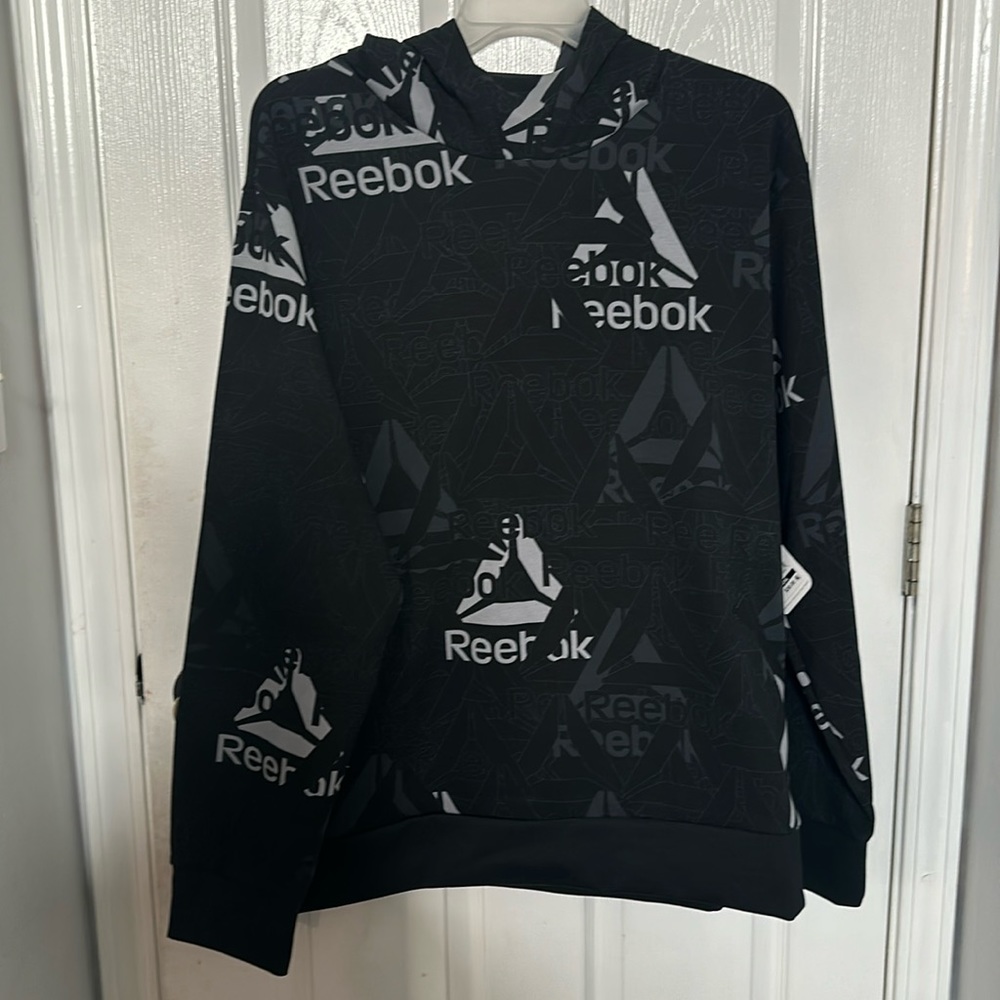 Men’s New Black & Gray Hoodie - 2XL